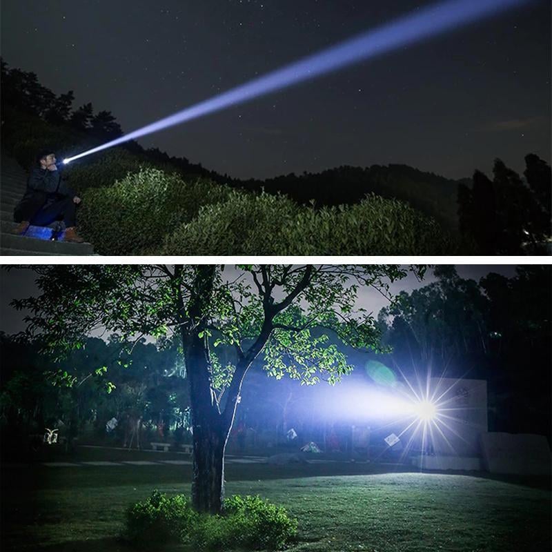 Rechargeable Flashlight Zoomable Aluminium Waterproof with USB Charging 1