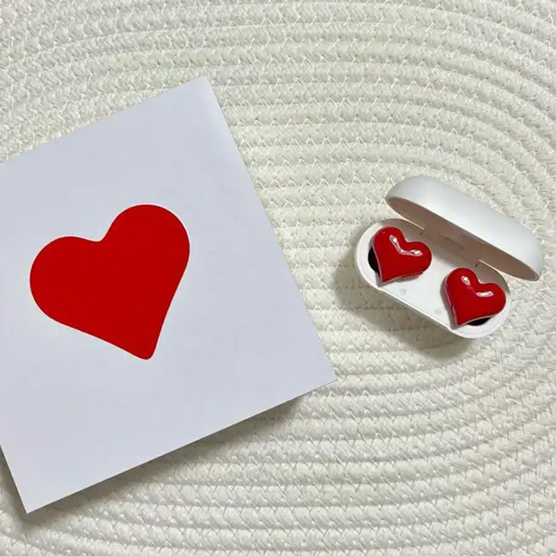 Heart-Shaped Wireless Earbuds for Women | Bluetooth 5.3, ENC Noise Cancelling & Touch Control | 24-Hour Battery Life 15
