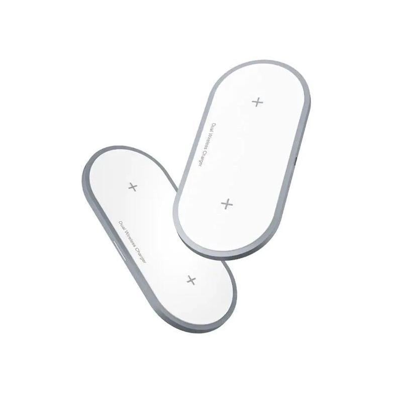 Wireless Charger Pad Dual 20 W Simultaneous Fast Charging with Qi Safety Chip 7