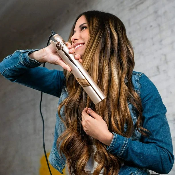 2-in-1 Hair Straightener and Curler | Ceramic Plates, Ionic Technology, 230°C Max | Frizz-Free Styling in Minutes