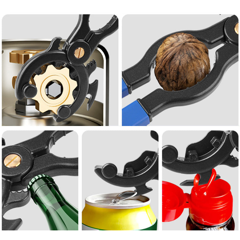 3-in-1 Adjustable Wrench Aluminium Alloy | Propane Valve, Nut & Bottle Opener Tool | Non-Slip Grip Handle for Easy Use