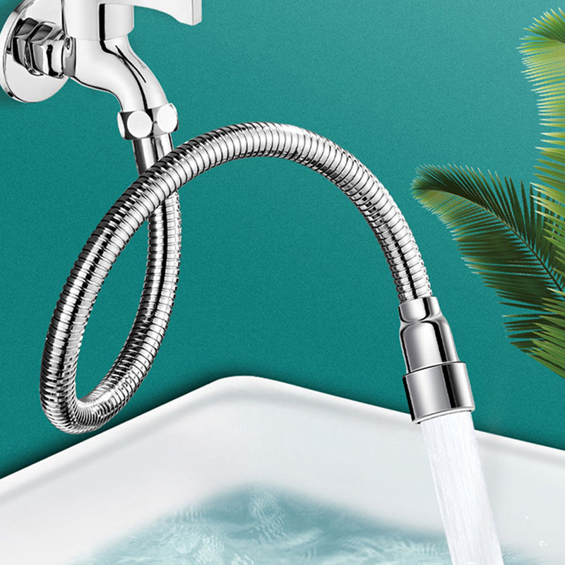 360° Rotating Faucet Extender Stainless Steel | Flexible Bendable Nozzle, Non-Slip Knurled Grip | Splash-Free Washing