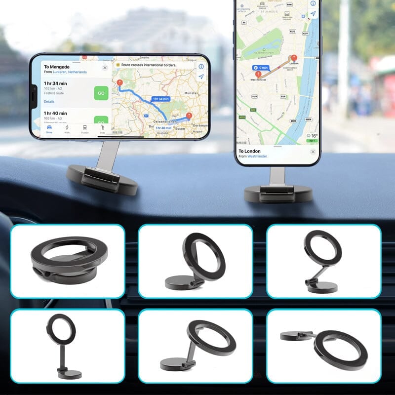 Magnetic Phone Holder 360 Degree Rotation | Dashboard Mount, Strong Grip, Easy Adjust | Universal Fit for All Phone Models 8