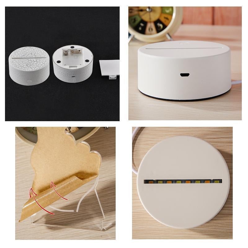 Guitar Night Light 3D LED Touch Button USB Powered with 7 Colour Modes 6