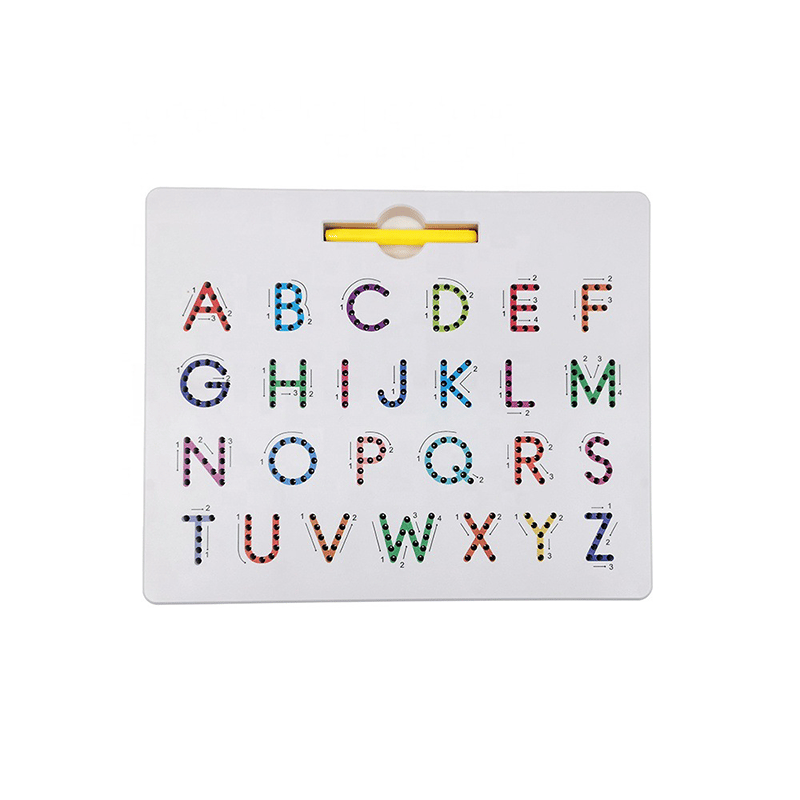 Magnetic Alphabet Tracing Board Double Sided ABS Plastic with Stylus Pen 14
