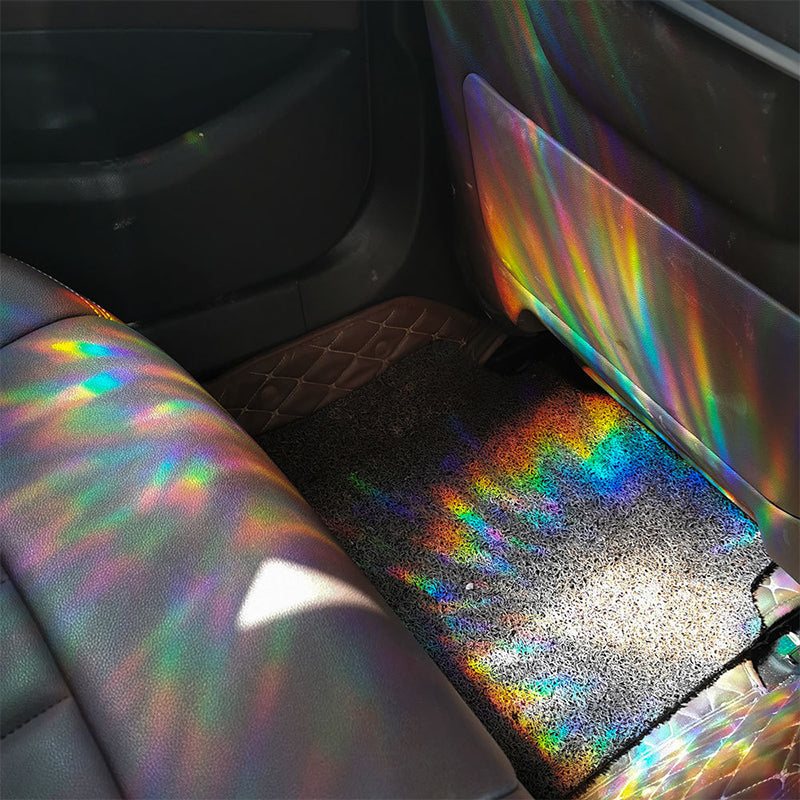 Rainbow Glass Window Stickers for Christmas Decor | 10-Piece Static Cling Pack, Anti-Collision | PVC Material, No Glue Needed 6