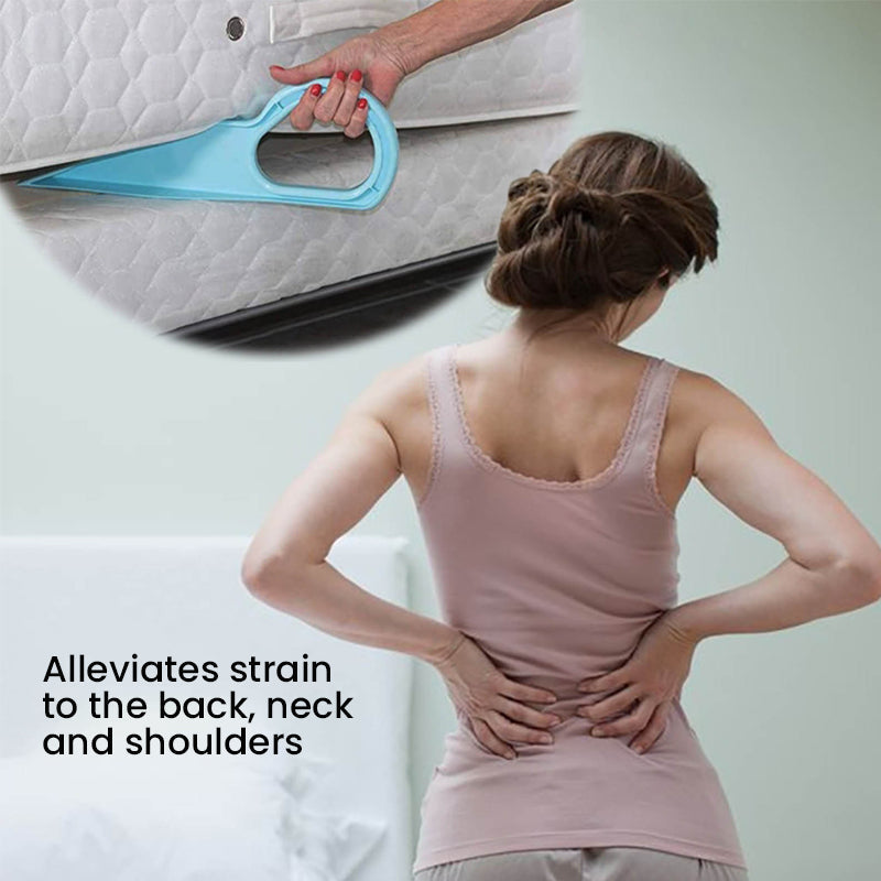 Mattress Lifter Wedge Tool Plastic | Slides Under to Lift & Hold Mattress | Reduces Back, Neck and Shoulder Strain 7