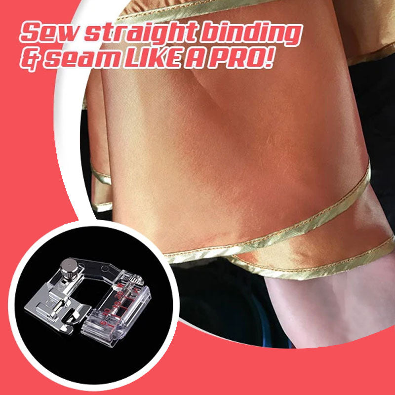 Bias Binder Presser Foot | Adjustable 5-20 mm Width, Snap-On Fit | Fits Brother, Singer, Babylock and More Sewing Machines 6