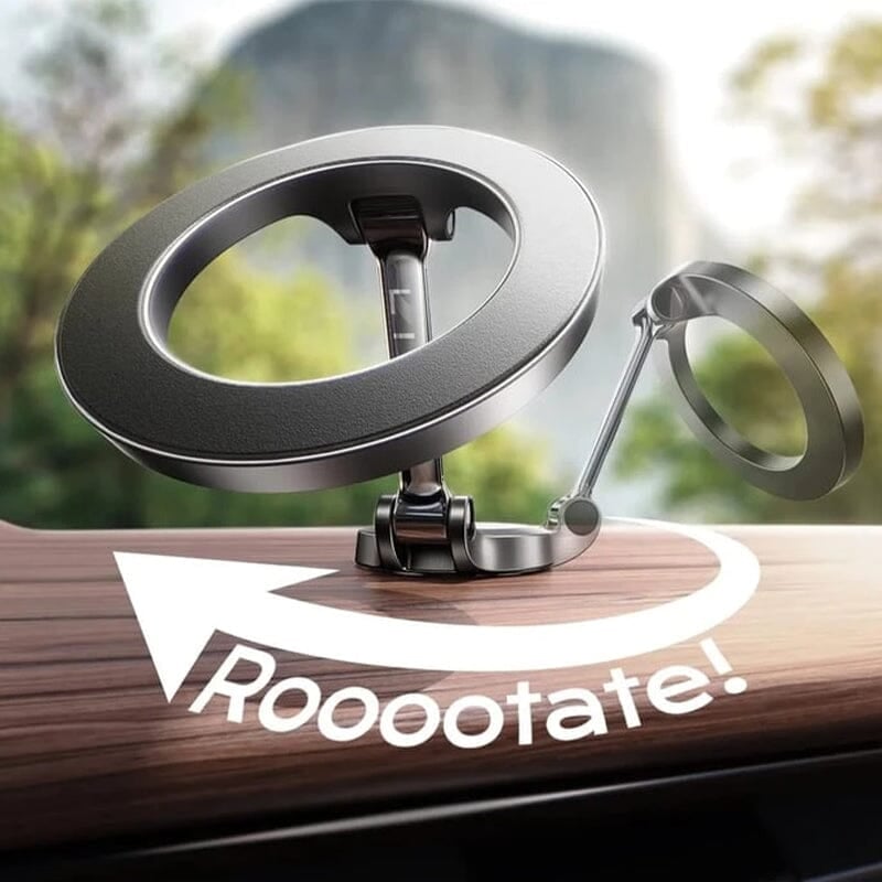 Magnetic Phone Holder 360 Degree Rotation | Dashboard Mount, Strong Grip, Easy Adjust | Universal Fit for All Phone Models 3