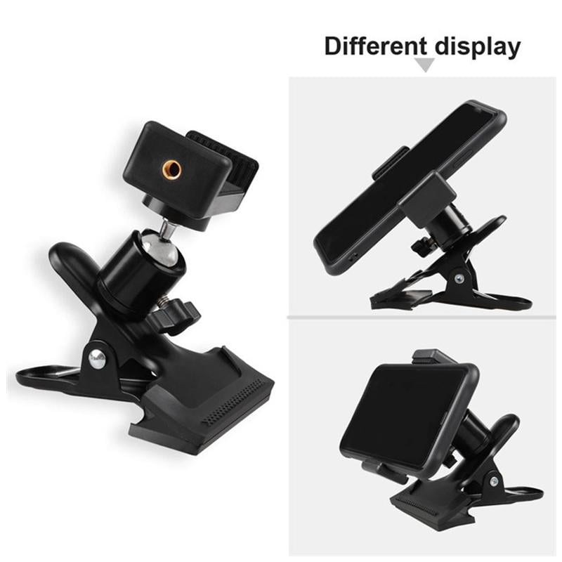 Guitar Camera Mount Clip-On 360-Degree Adjustable with Elephant Skin Grip 3