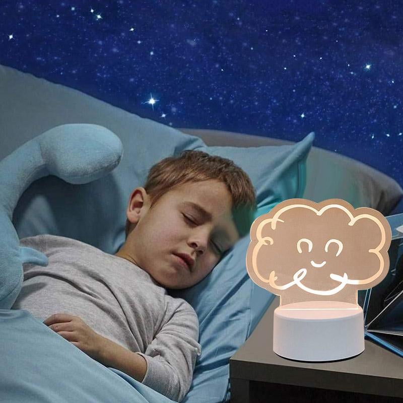 3D Illusion Lamp Acrylic | Touch Button with 3 Colour Modes | USB-Powered Night Light for Bedroom, Office & Desk 5
