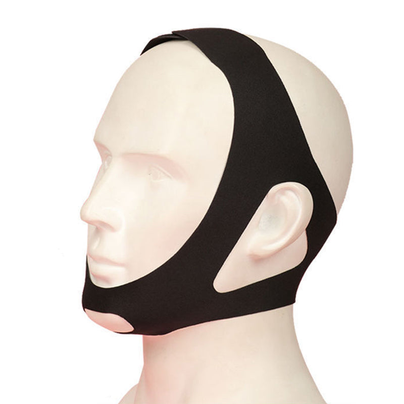 Adjustable Chin Strap Headband, Honeycomb Hexagonal Design, Breathable, Black / Pink
