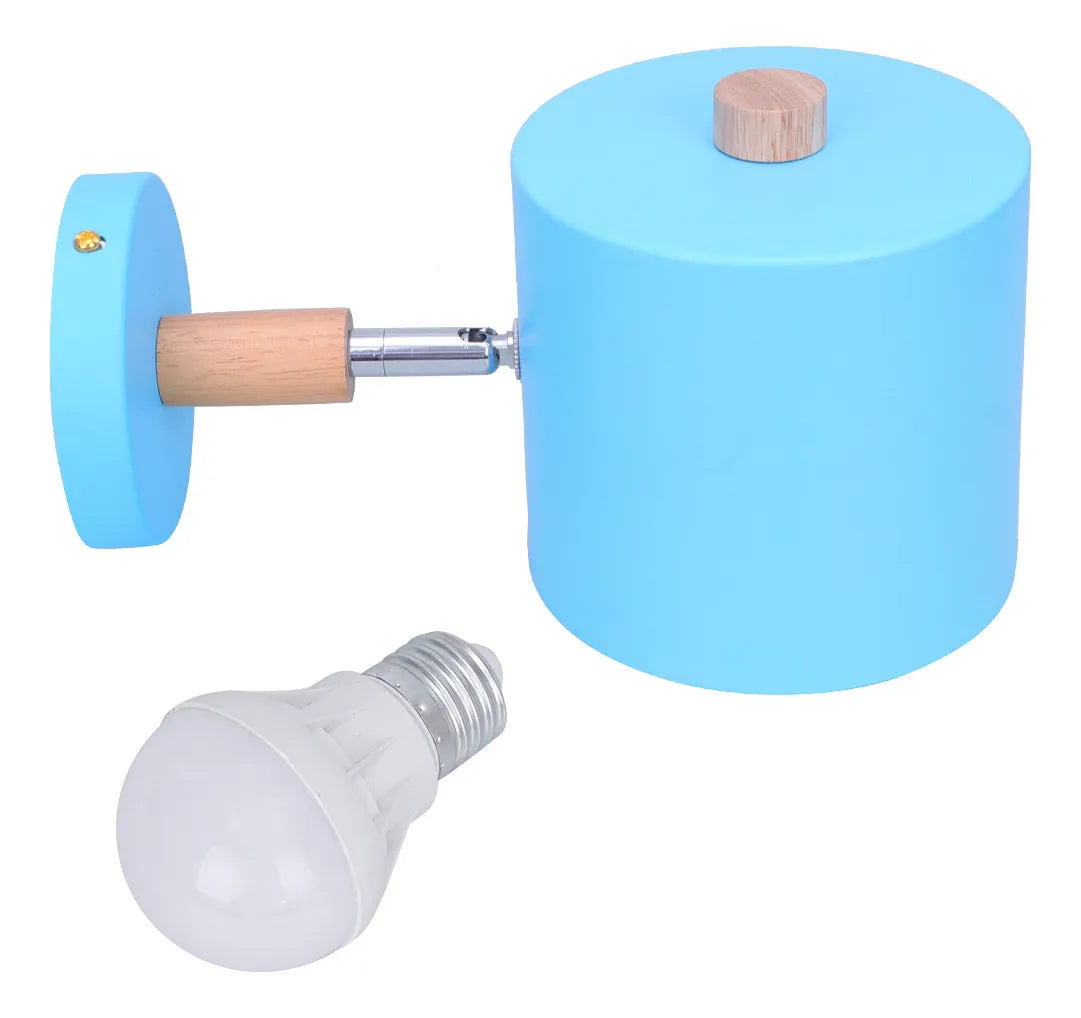 Adjustable Wall Lights | Tilting Drum Shade, Short Arm