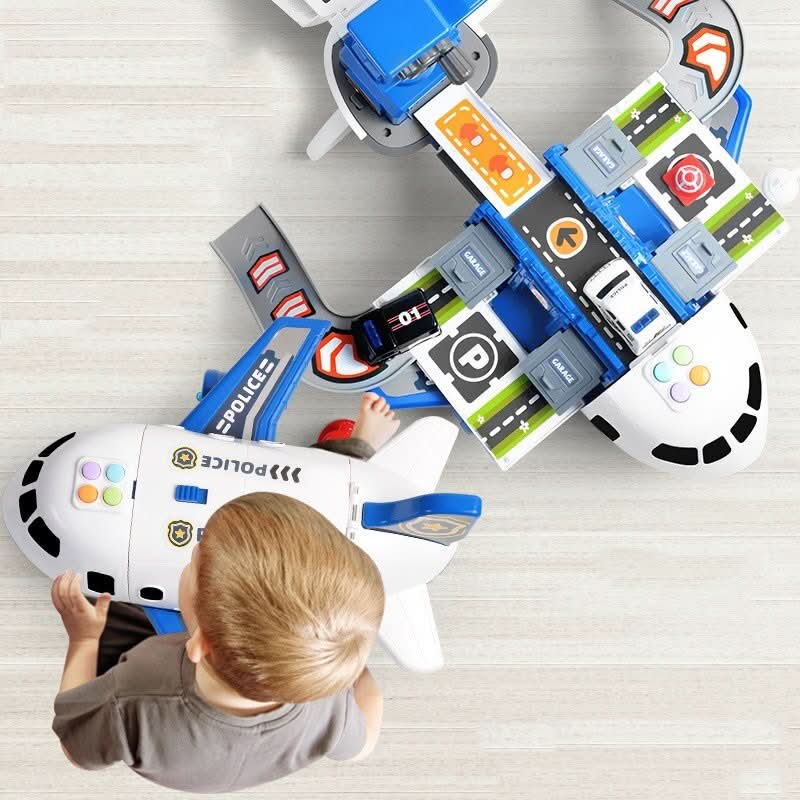 Adventure AirPlay Set | Transforming Aeroplane Playset with Vehicles