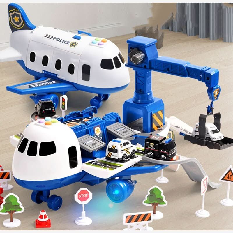 Adventure AirPlay Set | Transforming Aeroplane Playset with Vehicles