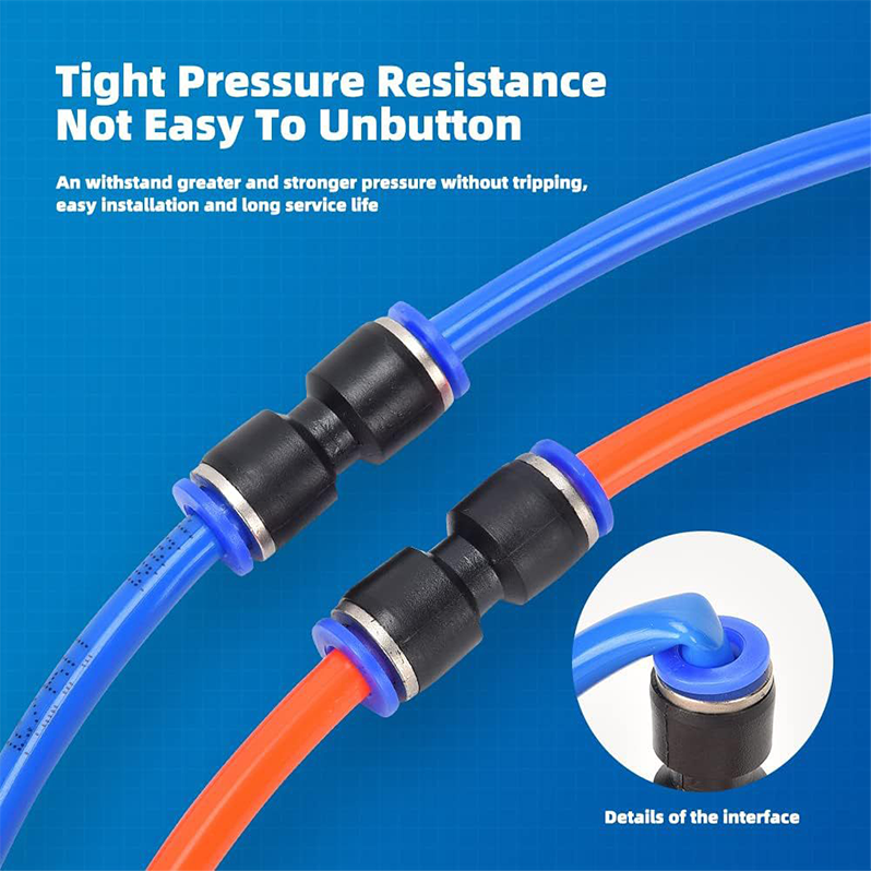 Air Tool Connector Set Pneumatic Rotatable with Push-to-Connect Lock