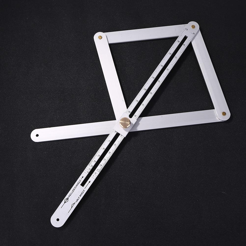 Angle Finder Ruler Aluminium | Measures 10-170 Degrees, Locks Instantly | Accurate Mitre Cuts for Wood, Tile, Stone