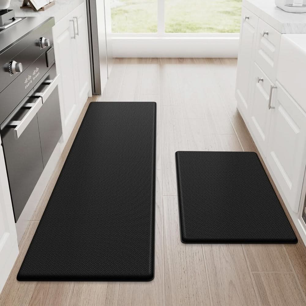 Anti-Fatigue Kitchen Mat, PU | 4 Sizes, 45x75 to 45x180 cm | Non-Slip, Waterproof, Cushioned Support, Machine Washable