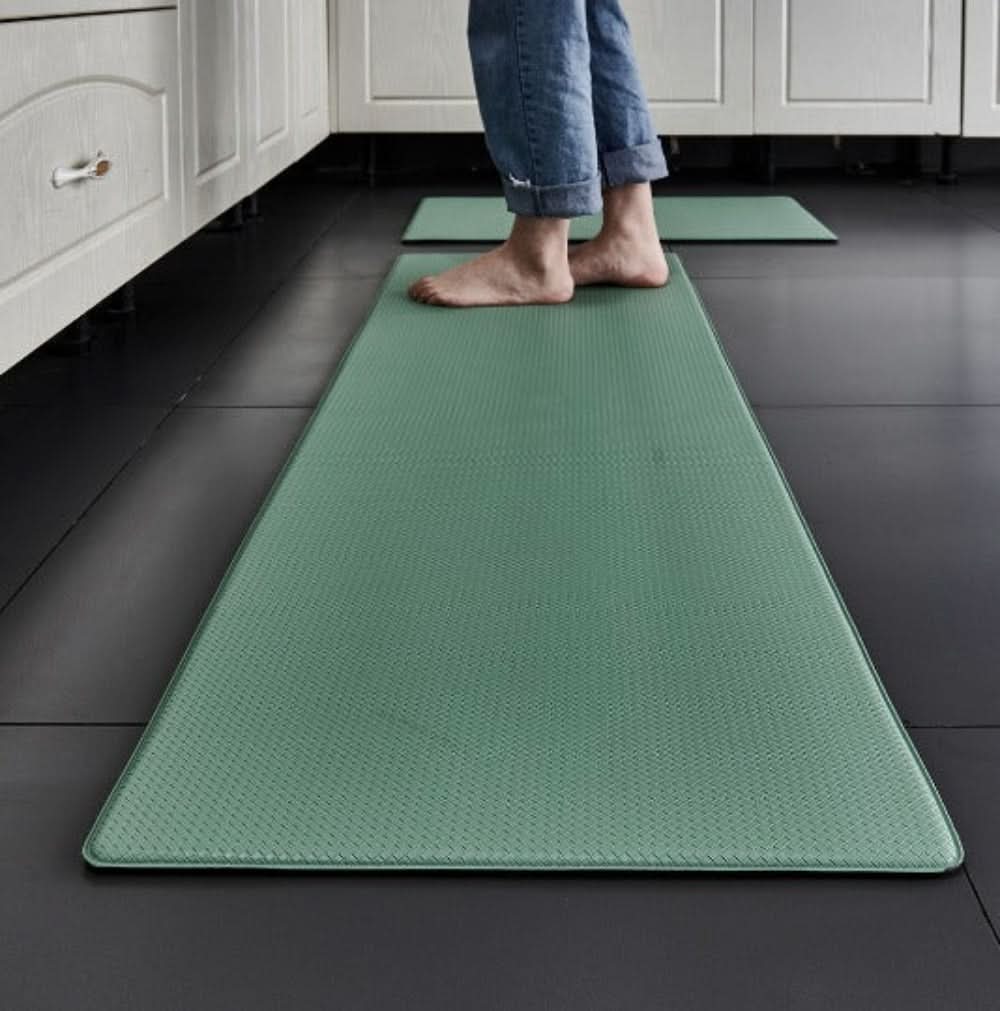 Anti-Fatigue Kitchen Mat, PU | 4 Sizes, 45x75 to 45x180 cm | Non-Slip, Waterproof, Cushioned Support, Machine Washable