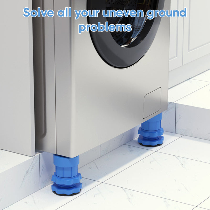 Anti-Slip Floor Pads Resin Fibre & TPU | Set of 4 for Washing Machines, Dryers & Furniture | Reduces Noise & Protects Floors