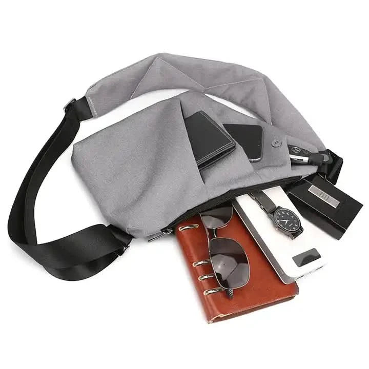 Anti-Theft Sling Bag - Cut-Resistant - Water-Repellent - Adjustable