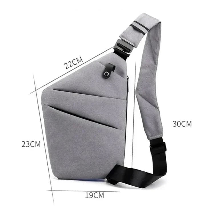 Anti-Theft Sling Bag - Cut-Resistant - Water-Repellent - Adjustable