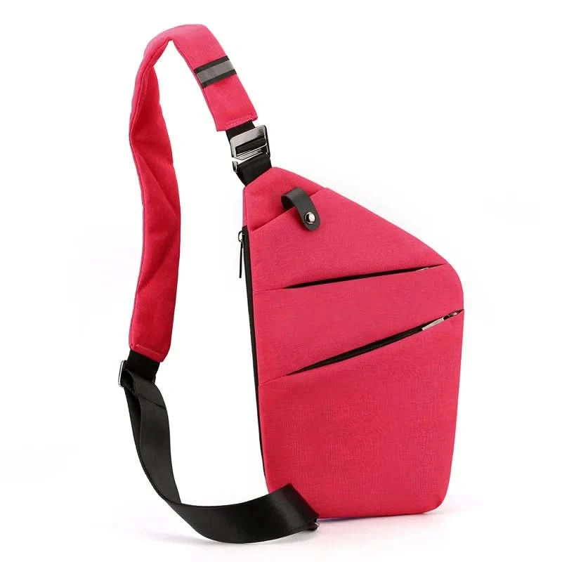 Anti-Theft Sling Bag - Cut-Resistant - Water-Repellent - Adjustable