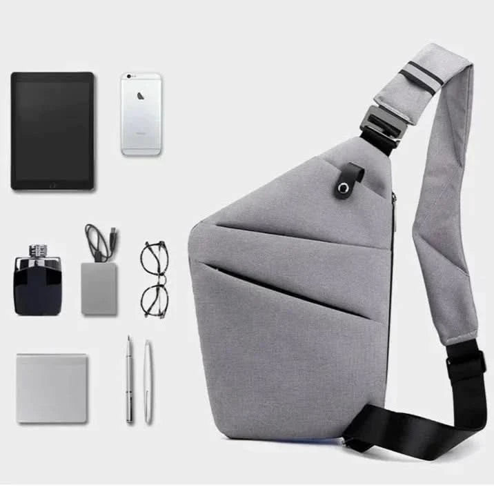 Anti-Theft Sling Bag - Cut-Resistant - Water-Repellent - Adjustable