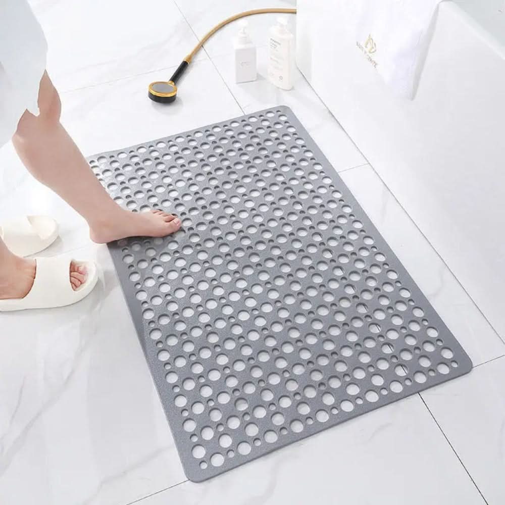 Antibacterial Non-Slip Shower Mat - Durable PVC Design