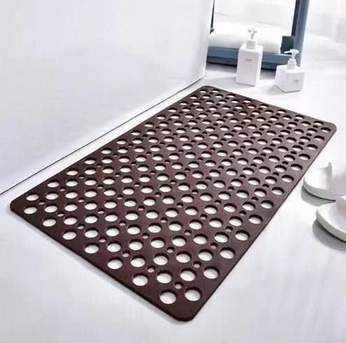 Antibacterial Non-Slip Shower Mat - Durable PVC Design
