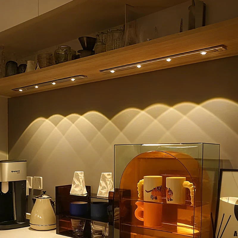 Arc Motion Sensor Light | Rechargeable, Magnetic Mount & Remote Control | Dimmable Warm, Cool & Natural White LED