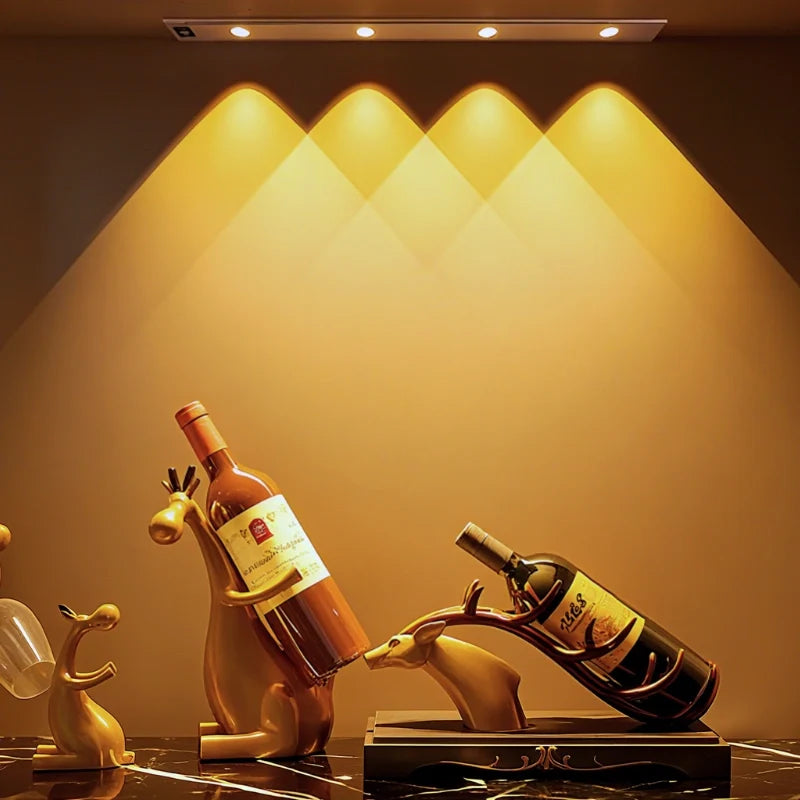Arc Motion Sensor Light | Rechargeable, Magnetic Mount & Remote Control | Dimmable Warm, Cool & Natural White LED