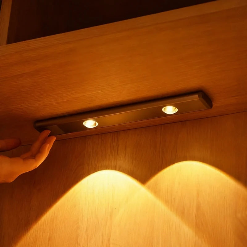 Arc Motion Sensor Light | Rechargeable, Magnetic Mount & Remote Control | Dimmable Warm, Cool & Natural White LED