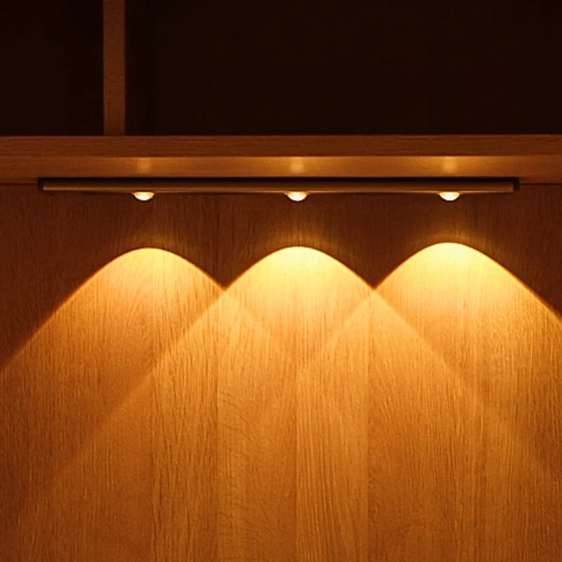 Arc Motion Sensor Light | Rechargeable, Magnetic Mount & Remote Control | Dimmable Warm, Cool & Natural White LED