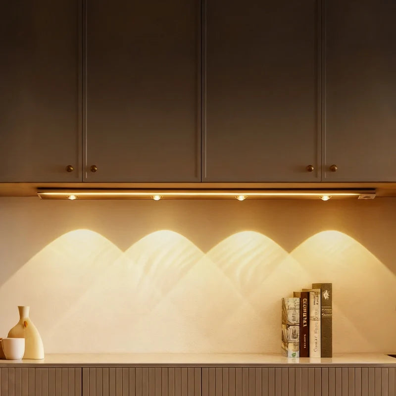 Arc Motion Sensor Light | Rechargeable, Magnetic Mount & Remote Control | Dimmable Warm, Cool & Natural White LED