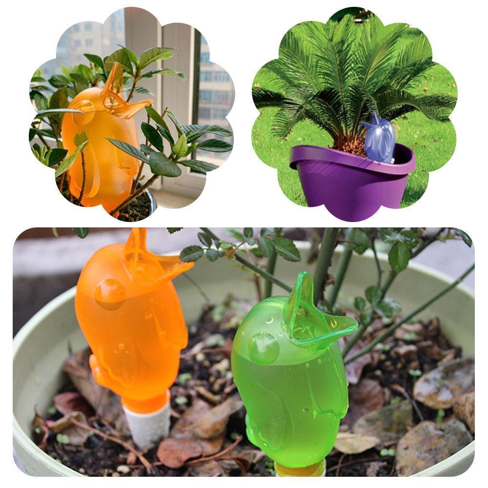 Automatic Plant Watering Bird Spike | 60ml Ceramic Drip with Transparent Water Level Gauge | Self-Watering Care for Potted Plants