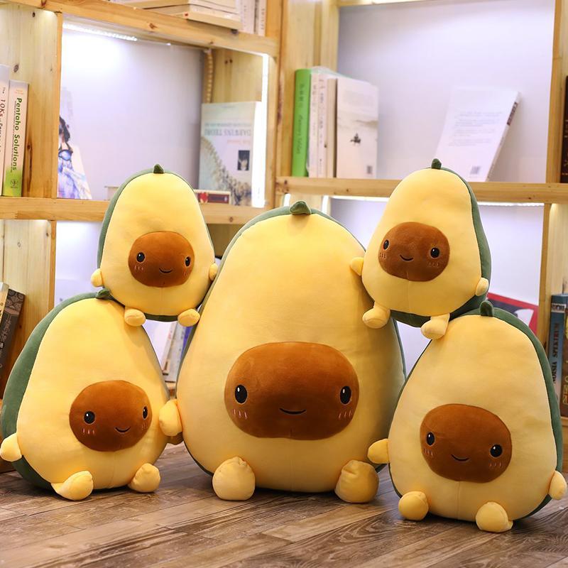 Avocado Stuffed Animal Plush Fruit Novelty Compact with Soft Huggable Fill