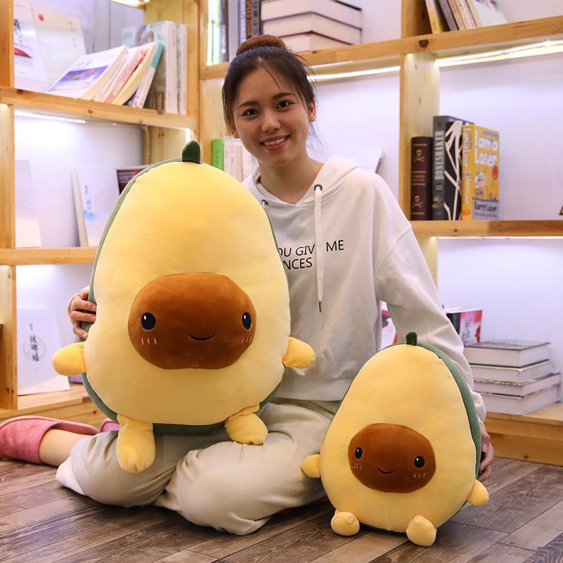 Avocado Stuffed Animal Plush Fruit Novelty Compact with Soft Huggable Fill