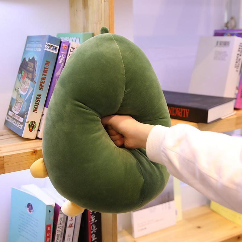 Avocado Stuffed Animal Plush Fruit Novelty Compact with Soft Huggable Fill
