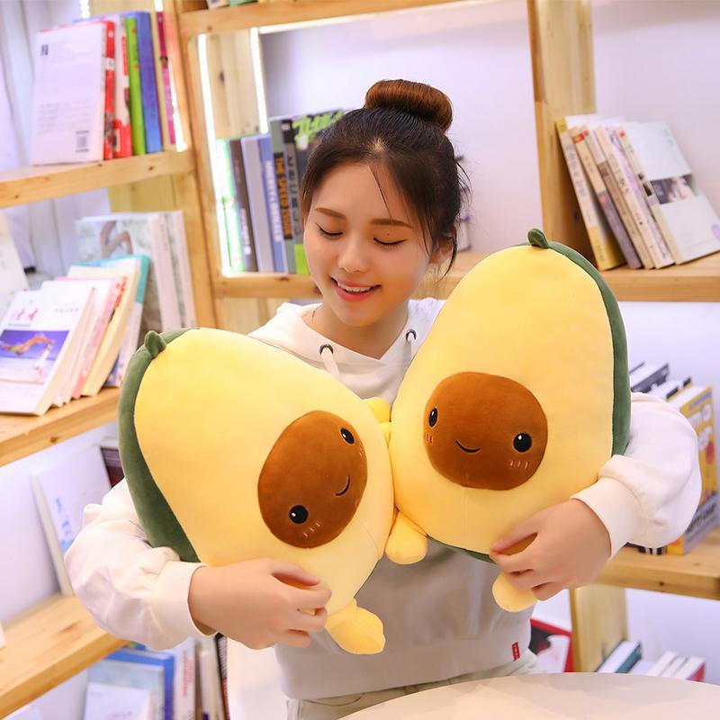 Avocado Stuffed Animal Plush Fruit Novelty Compact with Soft Huggable Fill