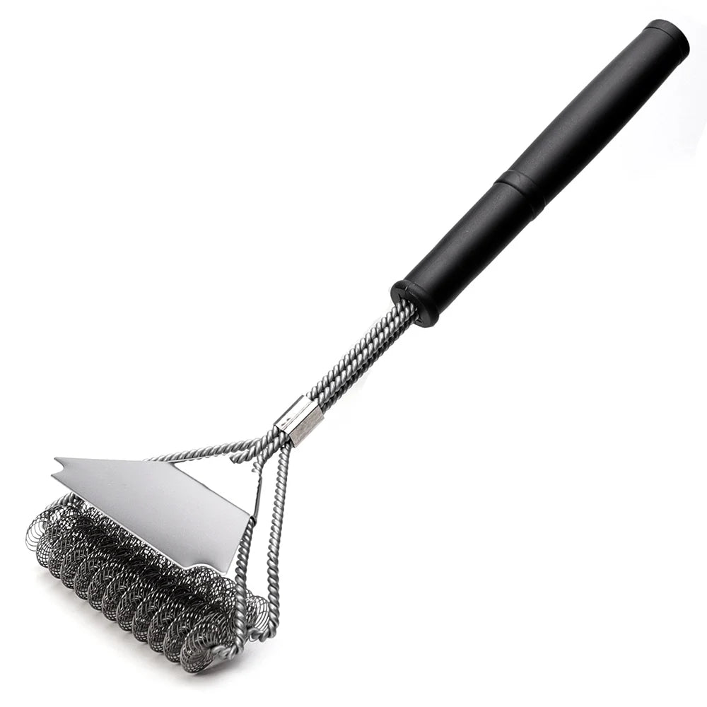 BBQ Grill Brush Cleaner | Bristle-Free Coils And Scraper
