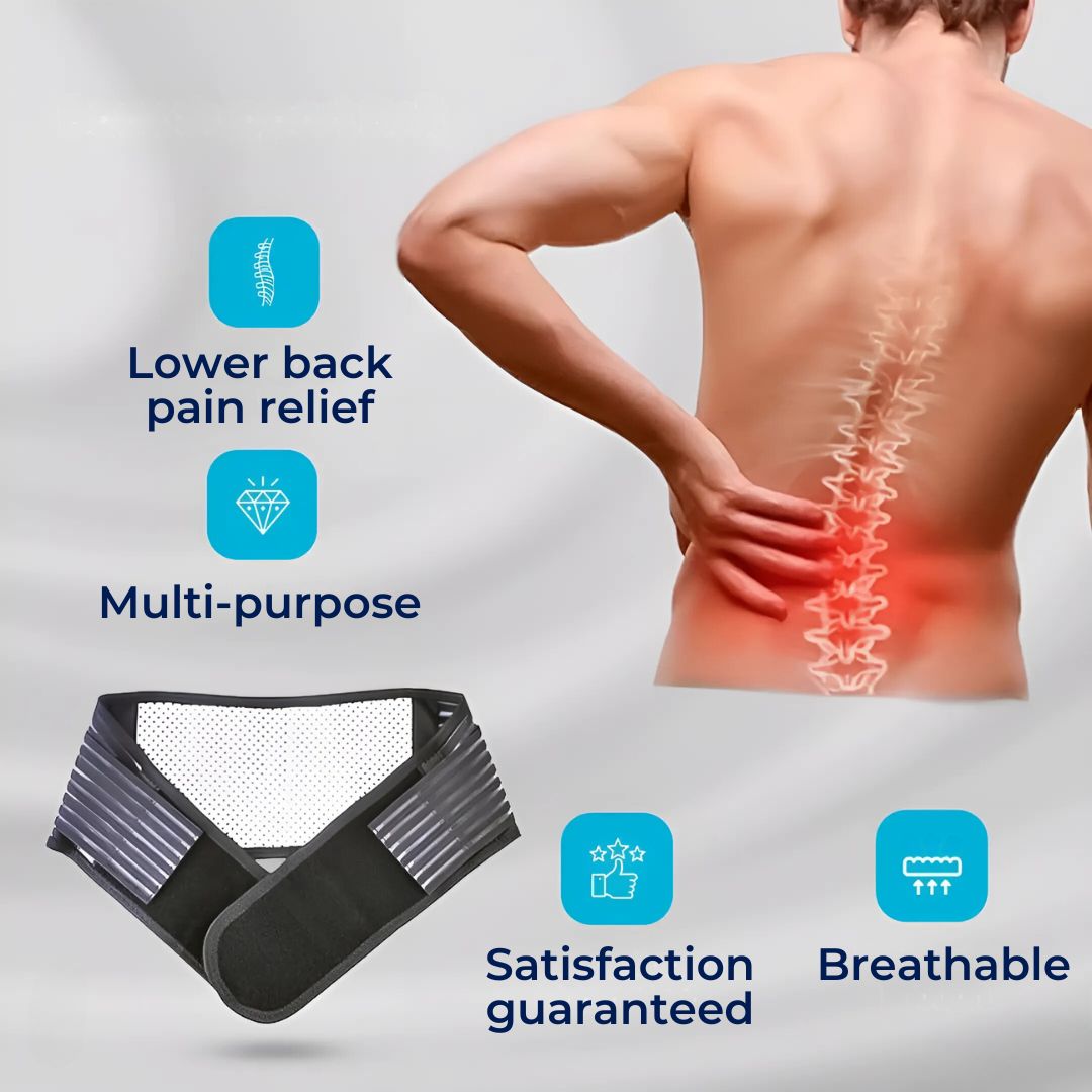 Back Support Belt for Women | Adjustable Lumbar Compression Straps | Breathable Posture Support for Full Mobility 4
