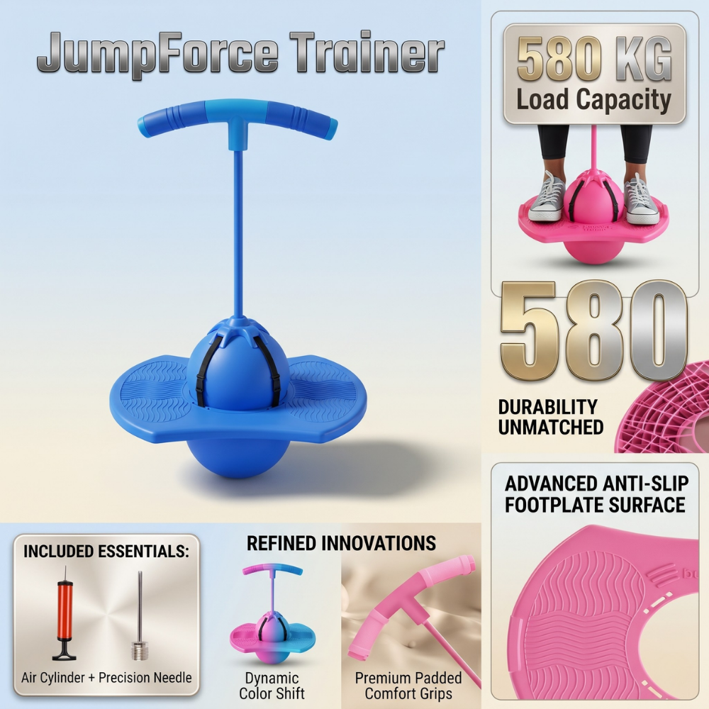 Balance Jumping Ball | Pogo Jumper With Handle And Pump