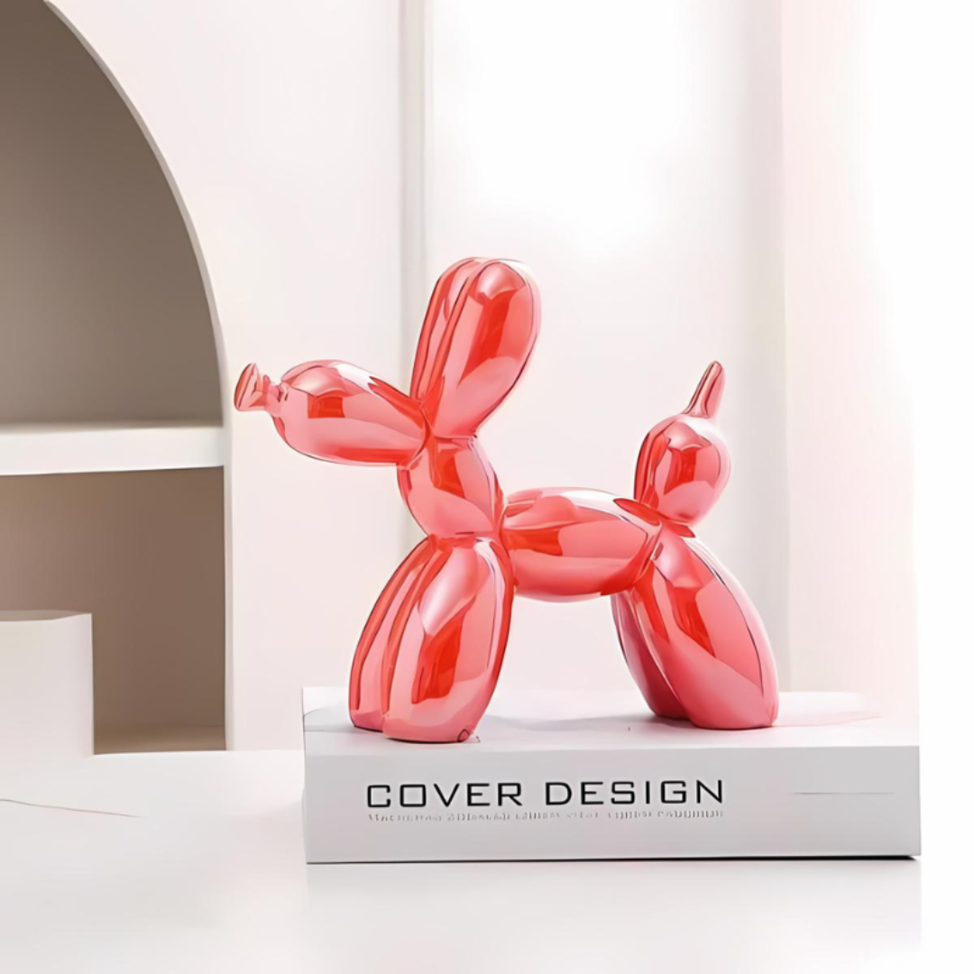 Balloon Dog Sculpture | Mirror Finish, Twisted Segments