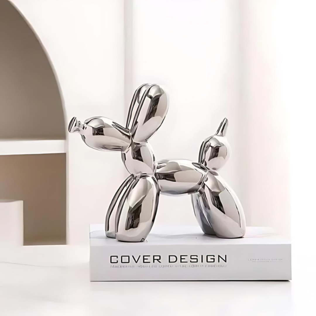 Balloon Dog Sculpture | Mirror Finish, Twisted Segments