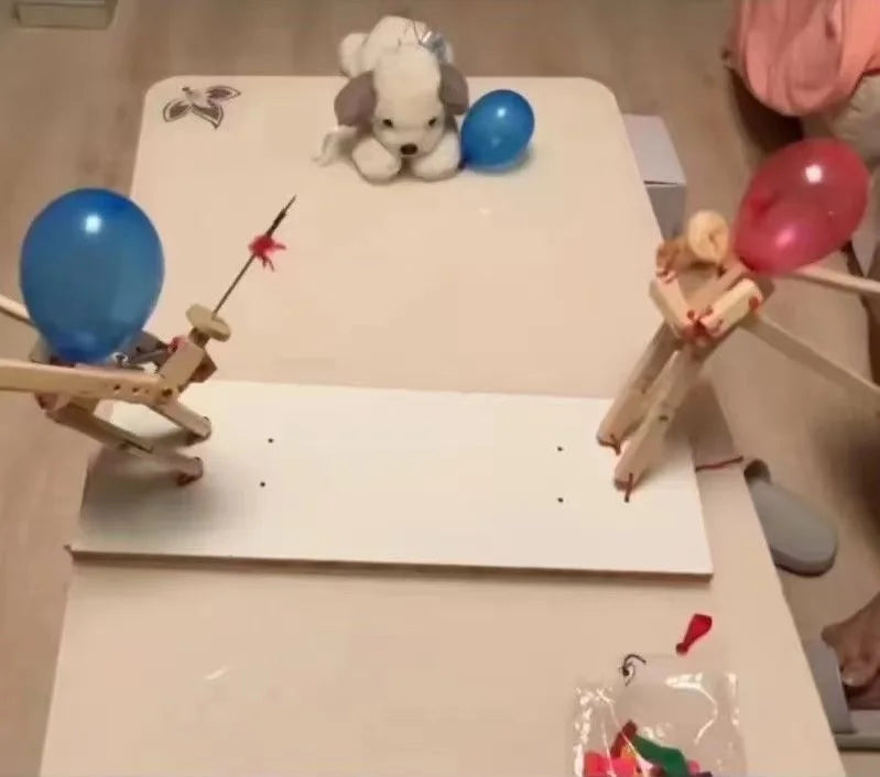 Bamboo Sword Duel | Wooden Balloon Fencing Toy