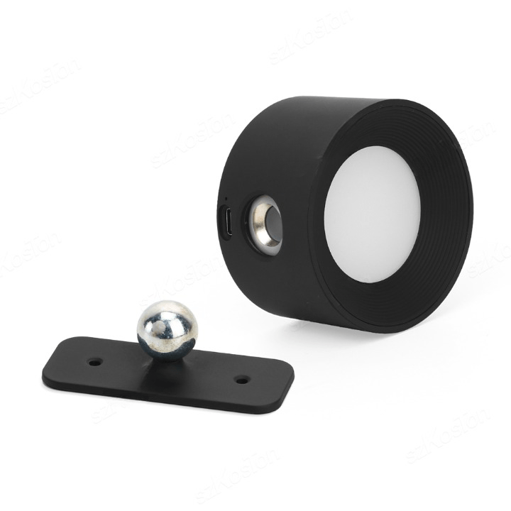 Battery Operated Wall Light ABS | Rechargeable 360° Adjustable with Touch or Remote Control | Wireless Modern Lighting