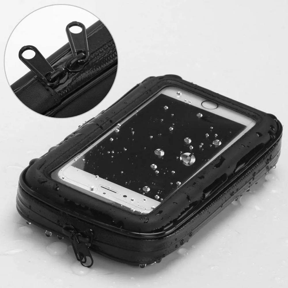 Bike Phone Mount Handlebar Holder | Fits 17–30mm Tubes, Phones Up To 6.3 Inch | Waterproof & Secure Grip For Every Ride
