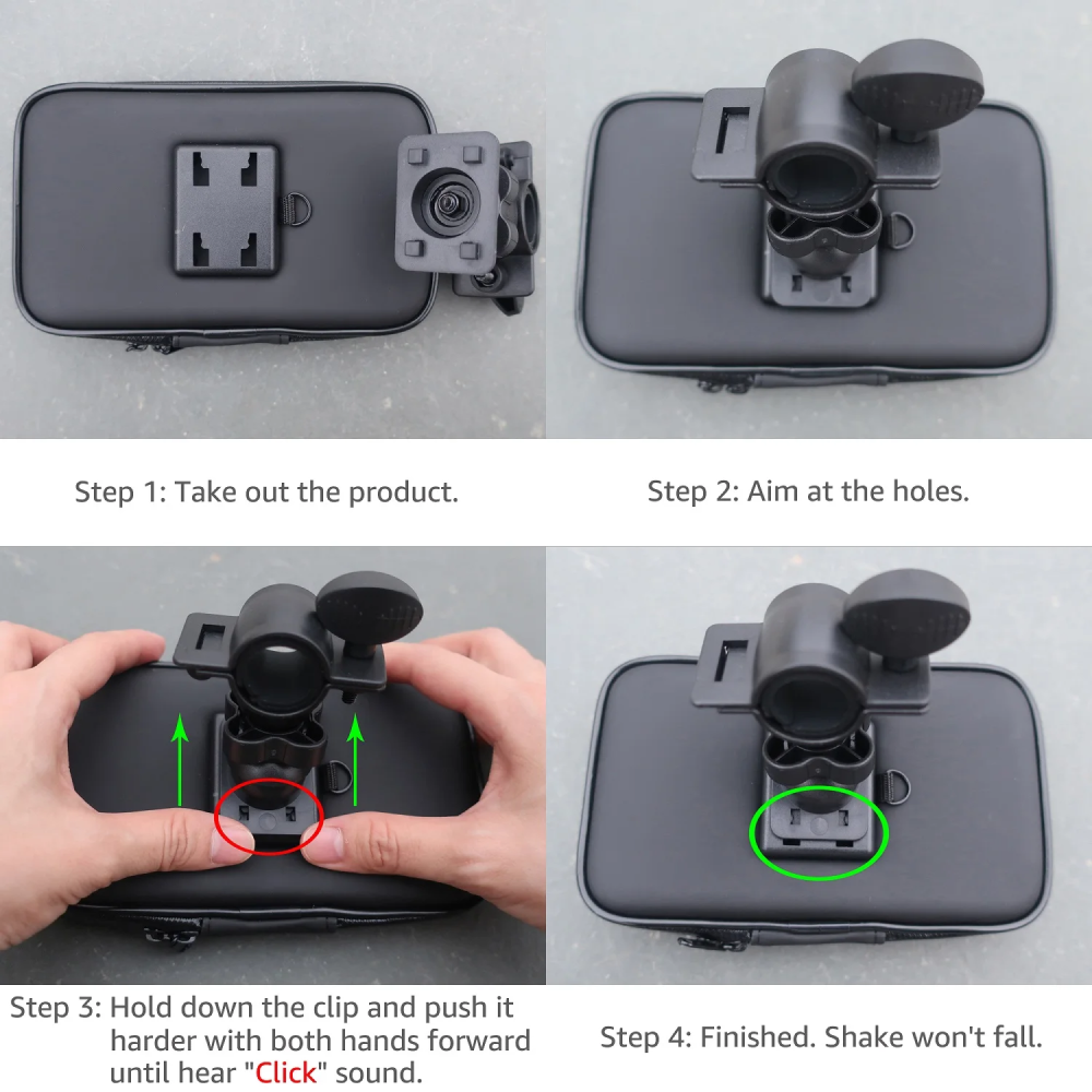 Bike Phone Mount Handlebar Holder | Fits 17–30mm Tubes, Phones Up To 6.3 Inch | Waterproof & Secure Grip For Every Ride