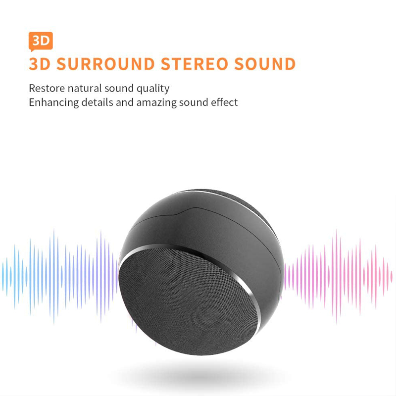 Bluetooth Speaker Waterproof ABS Battery Powered with Detachable Twin Design